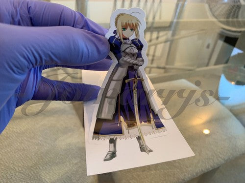 Fate - Anime - Artoria Pendragon Saber Sticker Vinyl Decal Custom manga laptop