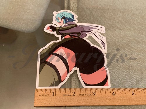 Sword Art Online Anime Sinon Shino Asada # 11 Sticker Vinyl SAO Bikini Sun Fun