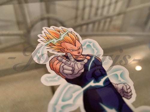 Dragon Ball Z Vegeta (c.) Sticker Vinyl Sign Comic DBZ super saiyans