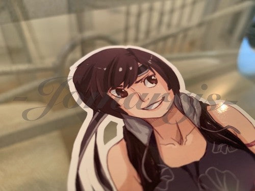 Final Fantasy - Gaming - Yuffie Kisaragi Sticker Decals Vinyl ff 7 anime vii C.