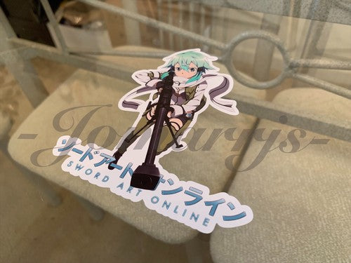 Sword Art Online - Anime - Sinon Shino Asada Sticker Vinyl Decal Custom SAO