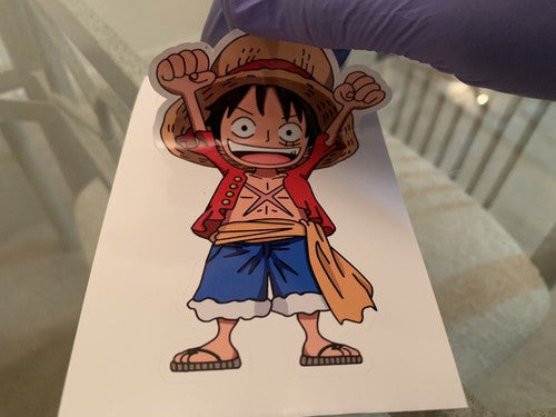 One Piece - Anime - Monkey D. Luffy Chibi Sticker Decals Vinyl manga