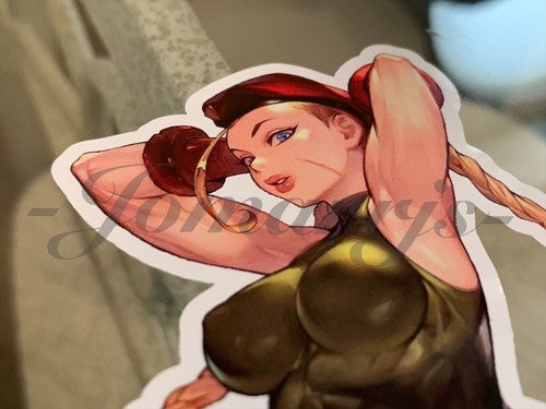Street Fighter - Anime - Cammy White Killer Bee Sticker Decal Vinyl #4 bikini