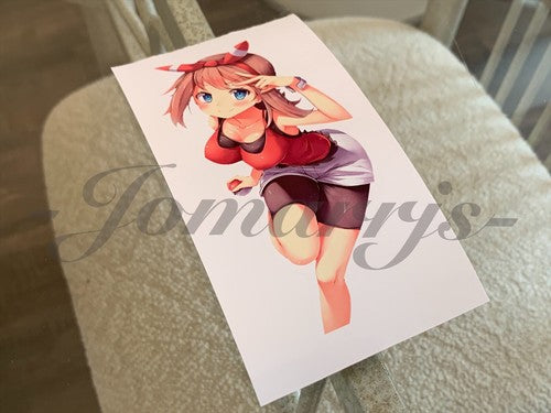Pokemon - Anime May Haruka Custom Sticker Decal Vinyl manga bikini sun fun a.