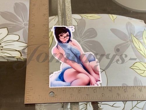 Overwatch - Anime - Mei Ling Zhou Custom Sticker Decal a. bikini manga sun fun