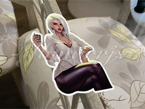 Overwatch Anime Ashe Elizabeth Caledonia Custom Sticker Decal sexy a pinup