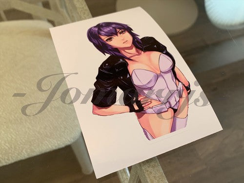 Ghost in the Shell - Anime - Major Motoko Kusanagi Sticker Decal Vinyl laptop a
