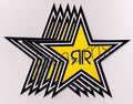 NEW (5) Rockstar Energy Star Decals Stickers LOT Official Authentic Merchandise