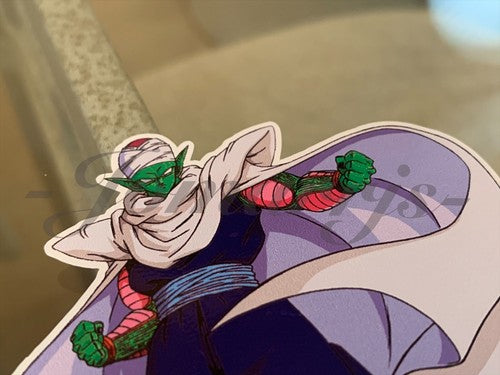 Dragon Ball Z Piccolo #1 Custom Colored Sticker Vinyl Comic DBZ super saiyan