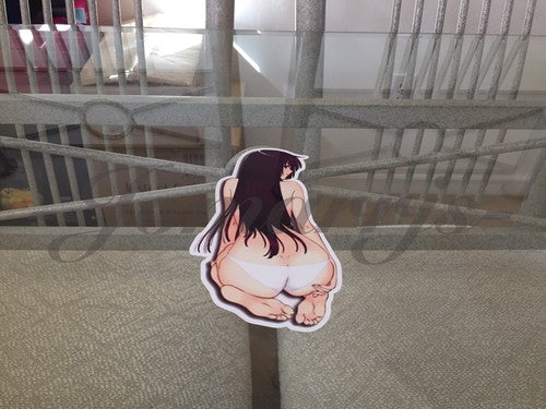 Bakemonogatari - Anime - Hitagi Senjougahara "Cheeky" Sticker Decal amane hitari