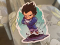 Dragon Ball Z - Anime - Prince Vegeta Chibi Custom Sticker Decal Sign manga