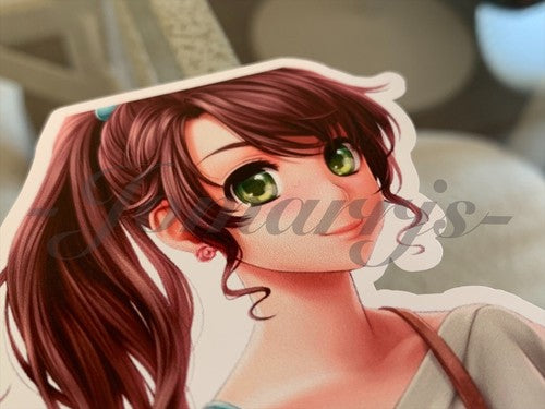 Sailor Moon - Anime - Sailor Jupiter Kino Makoto Custom Colored Sticker Decal