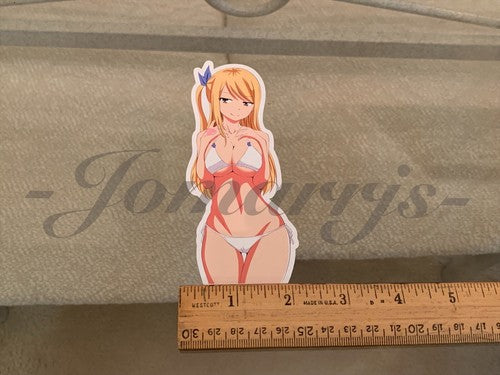 Fairy Tail - Anime - Lucy Heartfilia d. Bikini Sun Fun Sticker Vinyl Decal Sign