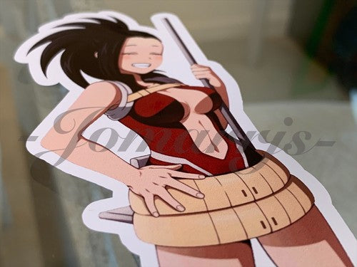 My Hero Academia - Anime - Momo Yaoyorozu Custom Colored Sticker Decal Vinyl #2