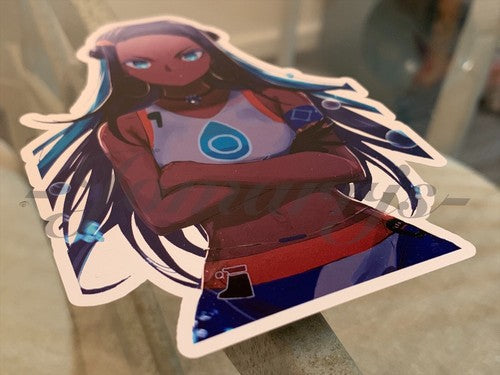 Pokemon - Anime - Nessa Rurina Custom Sticker Decal Vinyl a.