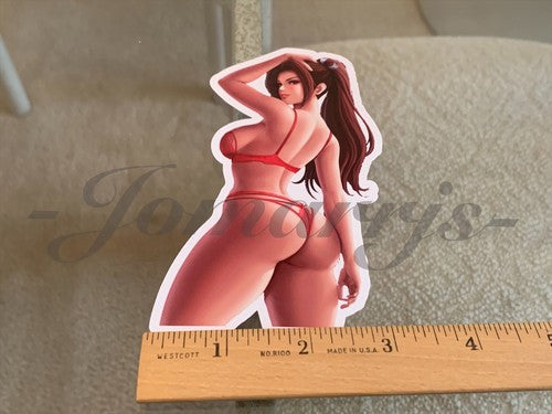 King of Fighters - Anime - Mai Shiranui Bikini Sun Fun Sticker Decals Vinyl #b