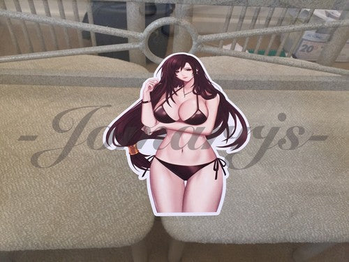 Final Fantasy Gaming Tifa Lockhart Bikini Sticker Decal Vinyl FF 7 xii anime