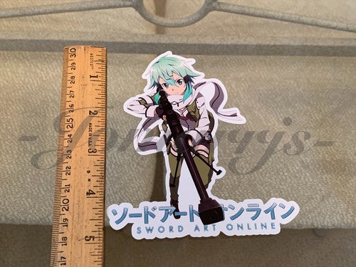 Sword Art Online - Anime - Sinon Shino Asada Sticker Vinyl Decal Custom SAO