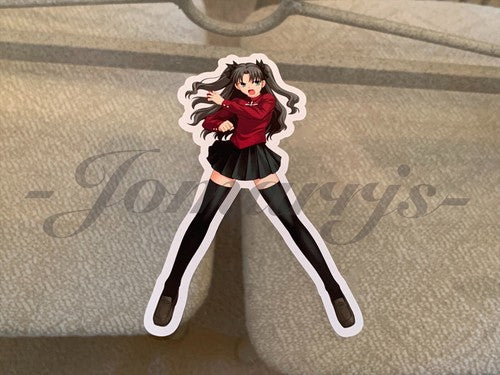 Fate - Anime - Rin Tohsake Sticker Vinyl Decal Custom manga laptop binder