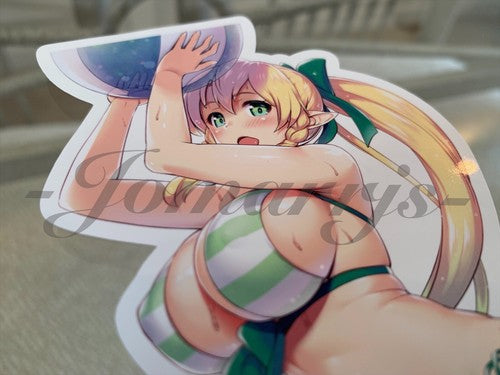 Sword Art Online - Anime Leafa Suguha Kirigaya Bikini Sun Fun Sticker SAO