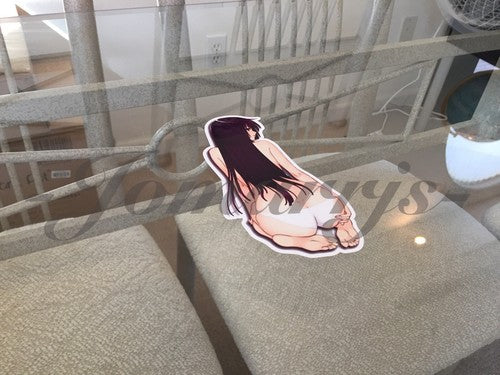 Bakemonogatari - Anime - Hitagi Senjougahara "Cheeky" Sticker Decal amane hitari