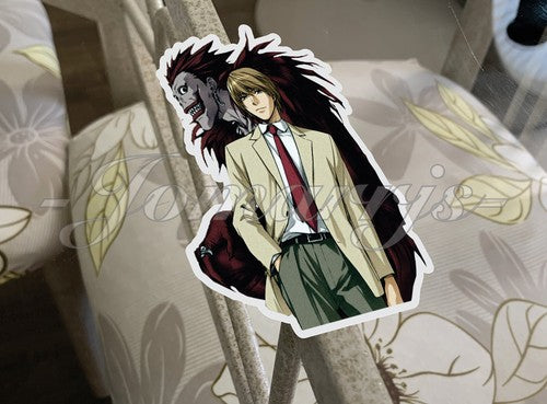 Death Note - Anime Ryuk & Yagami Custom Sticker Decal Vinyl Light Yagami Kira