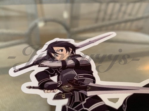 Sword Art Online - Anime - Kirito Sticker Vinyl Sign Decal Custom Manga SAO
