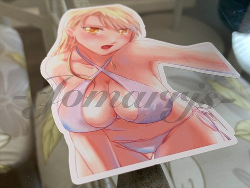 Fullmetal Alchemist - Anime - Riza Hawkeye Selfie Bikini Sun Fun Sticker Decal