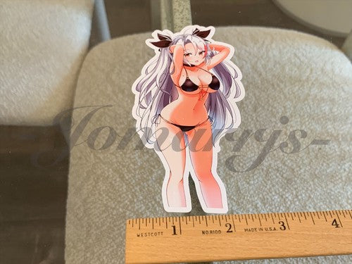 Azur Lane - Anime - Prinz Eugen Bikini Sun Fun Custom Sticker Decal Vinyl #a