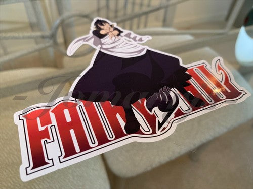 Fairy Tail - Anime - Zeref Dragneel Sticker Vinyl Sign custom mage guild