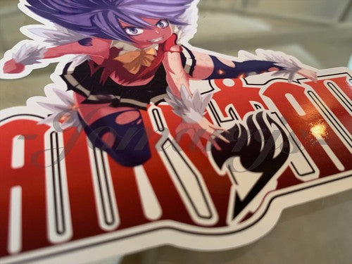 Fairy Tail - Anime - Wendy Marvell Sticker Vinyl Sign custom mage guild