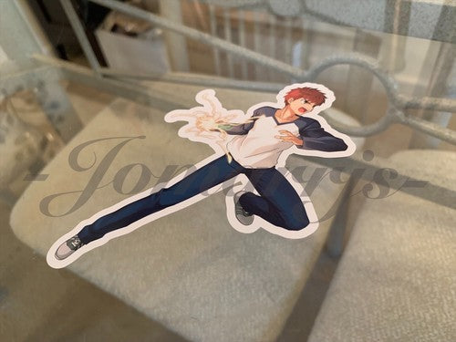 Fate - Anime - Shirou Emiya Sticker Vinyl Decal Custom manga laptop binder