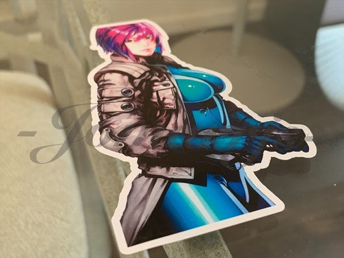 Ghost in the Shell - Anime - Major Motoko Kusanagi Sticker Decal Vinyl laptop b