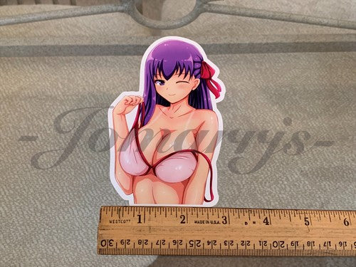 Fate - Anime - Sakura Matou “Tan Lines” Bikini Sun Fun Vinyl Sticker manga binde