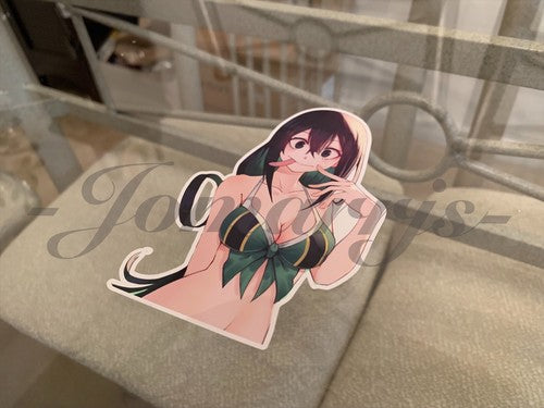 My Hero Academia Anime Froppy Tsuyu Asui b. Bikini Sun Fun Sticker Vinyl manga