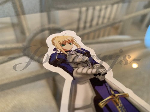 Fate - Anime - Artoria Pendragon Saber Sticker Vinyl Decal Custom manga laptop