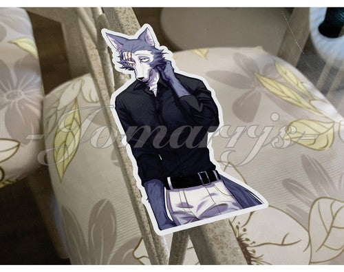 Beastar Anime Legoshi Custom Colored Sticker Decal Vinyl manga 1.
