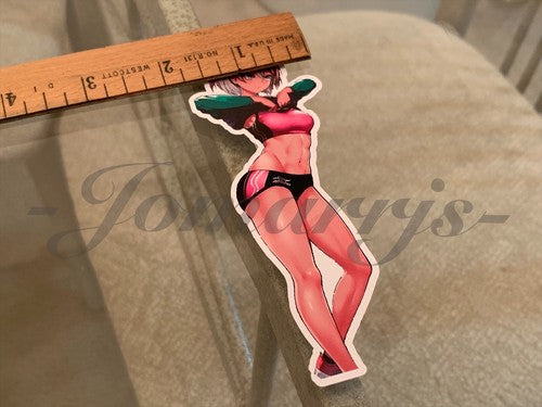 Pokemon - Anime - Bea Sexy Bikini Beach Sun Fun Custom Sticker Decal 5