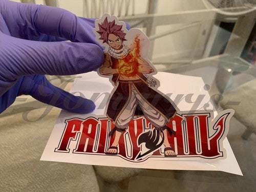 Fairy Tail - Anime - Natsu Dragneel Sticker Vinyl Sign custom mage guild