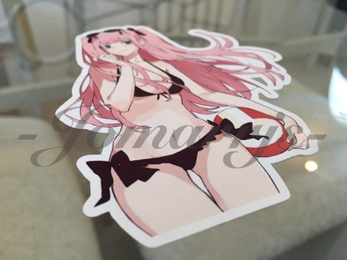 Darling in the Franxx - Anime - 002 "Zero Two" Bikini Sticker Decal Vinyl manga