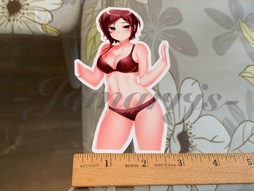 RWBY - Anime - Coco Adel Lingerie Bikini Sun Fun Sticker Decal manga sexy a.