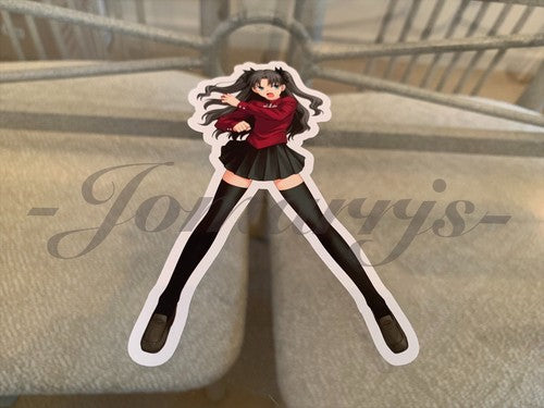 Fate - Anime - Rin Tohsake Sticker Vinyl Decal Custom manga laptop binder