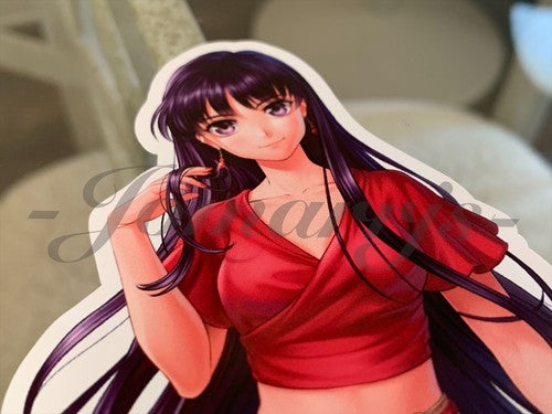 Sailor Moon - Anime - Sailor Mars Hino Rei Custom Sticker Decal Vinyl a.