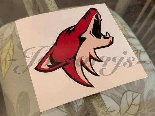 Arizona Coyotes Hockey Team Logo NHL Sticker Decal Vinyl #ArizonaCoyotes