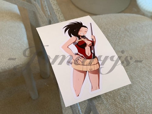 My Hero Academia - Anime - Momo Yaoyorozu Custom Colored Sticker Decal Vinyl #2