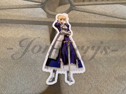 Fate - Anime - Artoria Pendragon Saber Sticker Vinyl Decal Custom manga laptop