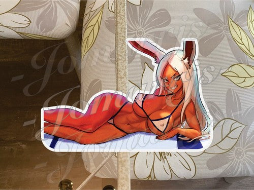 My Hero Academia Anime Usagiyama Rumi Mirko Bikini Sticker Decal 1 ecchi waifu
