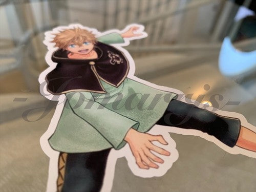 Black Clover - Anime - Luck Voltia Sticker Vinyl Decal Custom manga laptop