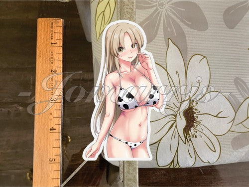 Nijisanji Anime Sister Cleaire “Leche” Bikini Sun Fun Sticker Decal ecchi art a