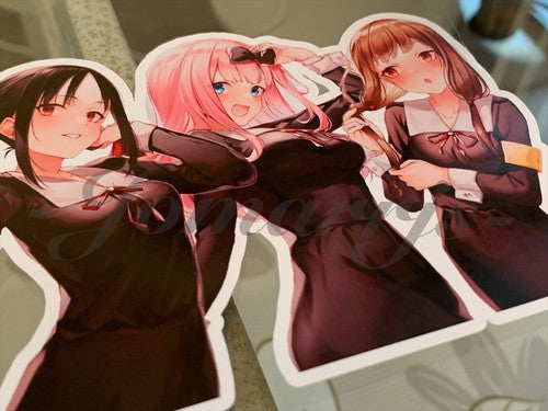 Kaguya-sama Love is War Hayasaka, Fujiwara, Iino, Shinomiya Custom Anime Sticker